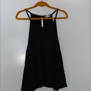 Melrose and Market Black Halter Tank
